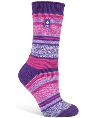 Heat Holders - Women's Yasmine Multi Stripe Crew Socks