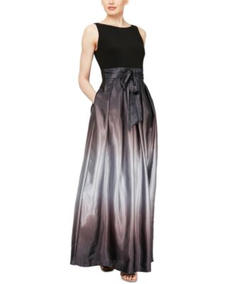 SL Fashions - Petite Ombr&eacute;-Skirt Gown
