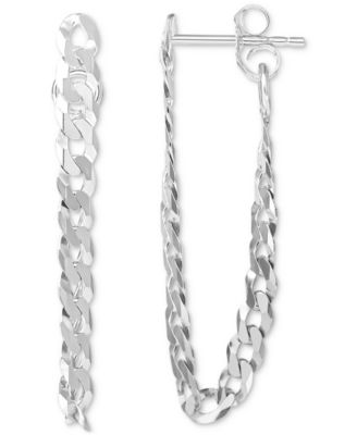 Giani Bernini - Curb Link Chain Dangle Drop Earrings