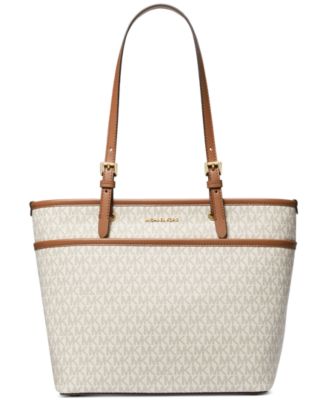 Michael Kors - Winston Monogram Large Zip-Top Pocket Tote