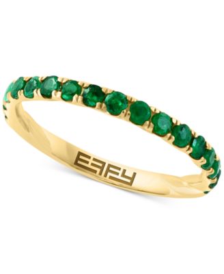 EFFY Collection - Ruby Stack Band (1/2 ct. t.w.) in 14K Rose Gold-Plated Sterling Silver