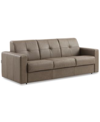 Furniture - Leather Sleeper Sofa