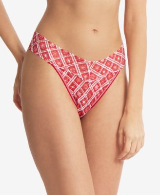 Hanky Panky - Printed Signture Lace Original Rise Thong Underwear