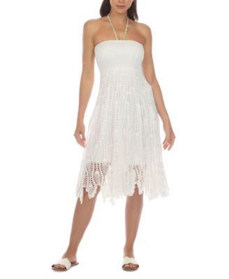Raviya - Women's Crochet Convertible Cover-Up