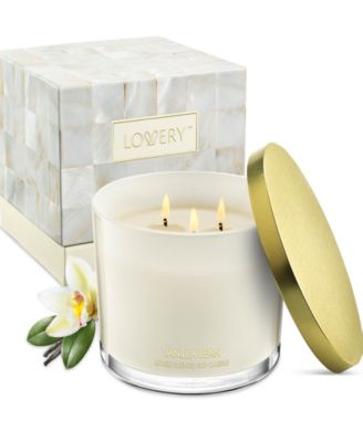 Lovery - Vanilla Bean 3-Wick Soy Candle, 13 oz.