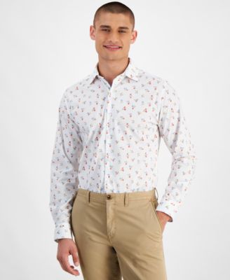 Bar III - Men's Slim-Fit Loni Bouquet Floral Dress Shirt
