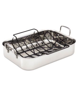 Anolon - Tri-Ply Roaster & Rack