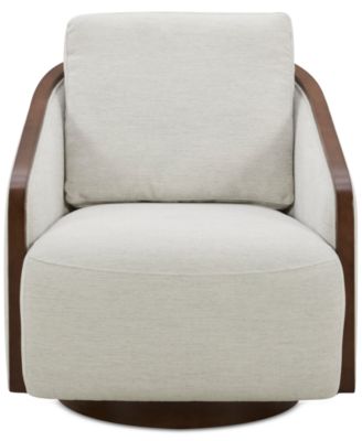 Furniture - Makinen Fabric Swivel Chair