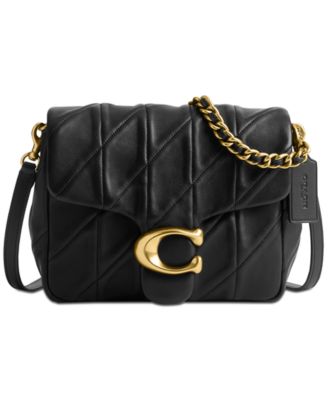 COACH - Quilted Washed Leather Times Square Mini Tabby Shoulder Bag