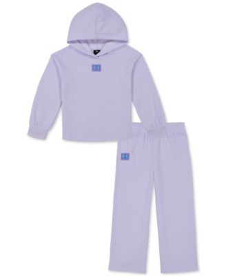 Under Armour - Toddler & Little Girls 2-Pc. Fleece Hoodie & Flared Pants Set
