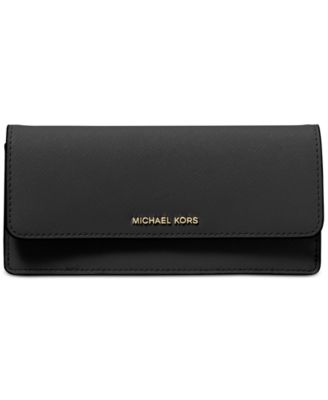 Michael Kors - Jet Set Leather Snap-Front Wallet