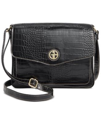 Giani Bernini - Croc Flap Small Crossbody