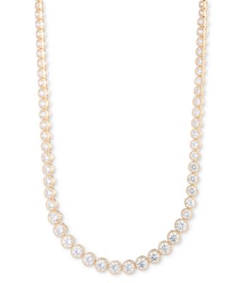 Lauren Ralph Lauren - Cubic Zirconia Tennis Collar Necklace, 17" + 3" extender