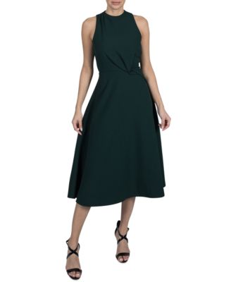 julia jordan - Women's Sleeveless High-Neck A-Line Dress