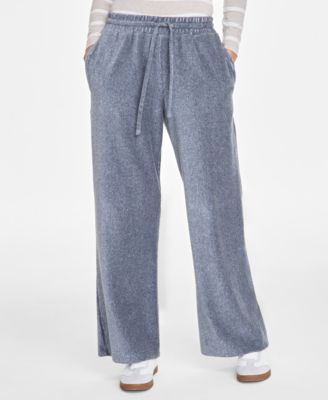 On 34th - Women's Ribbed Velour Drawstring Pants