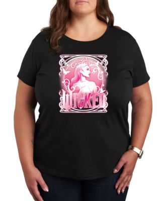 Hybrid Apparel - Plus Size Wicked Glinda Graphic T-Shirt