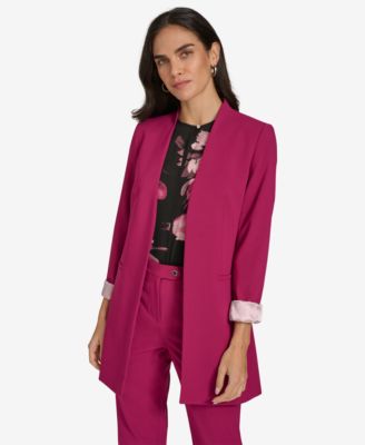 Calvin Klein - Petite 3/4-Sleeve Blazer