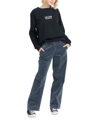Volcom - Juniors' 1991 Stoned Mid-Rise Corduroy Pants