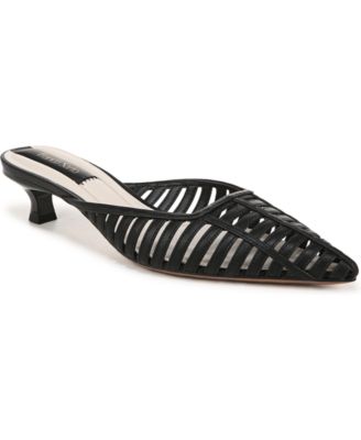 Franco Sarto - Malrina Fisherman Pointed Toe Kitten Heel Mules