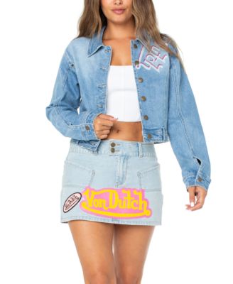 Von Dutch - Women's Reverse Pants Denim Jacket