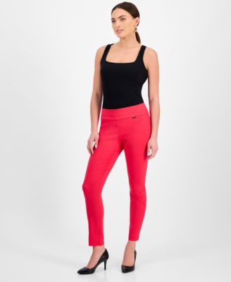 I.N.C. International Concepts - Women's Mid-Rise Bengaline Skinny Pants