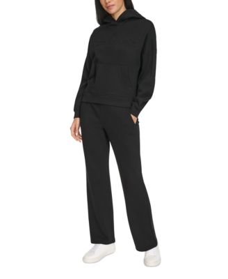 Calvin Klein - Women's Fleece Embossed Logo Pullover Hoodie
