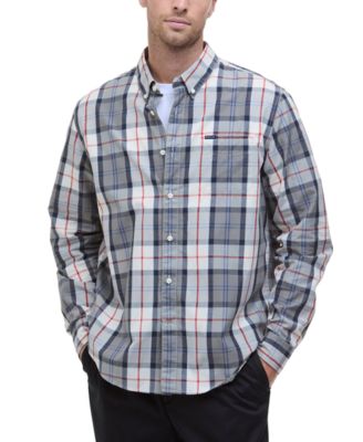 Barbour - Men's Laggon Tailored Fit Long Sleeve Button-Down Tartan Shirt