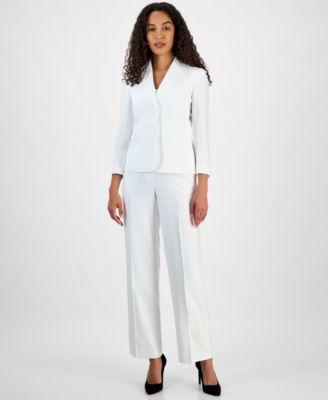 Le Suit - Women's Two-Button Jacket & Pant Suit