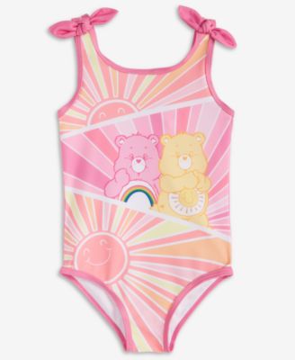 Dreamwave - Little Girls Care Bears One-Piece Swimsuit