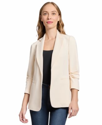 Jones New York - Women's Notched-Collar Stretch Jacket