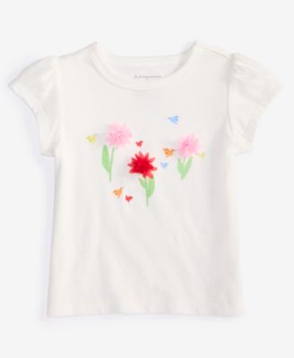 First Impressions - Baby Girls Tulip Friends Graphic T-Shirt