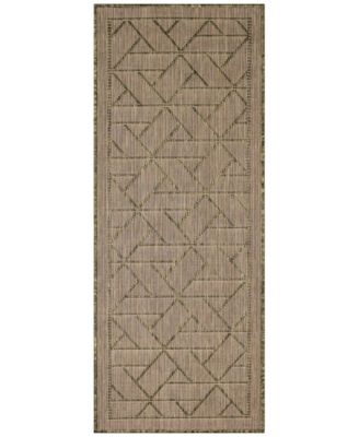 Liora Manne' - Carmel Pyramid 1'11"x4'11" Runner Area Rug