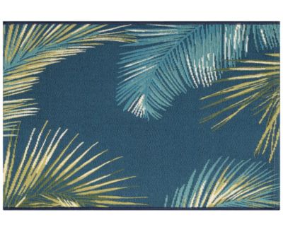 Liora Manne' - Esencia Palm Border 1'11"x4'11" Runner Area Rug