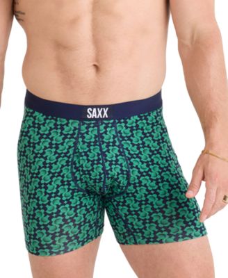SAXX - Men's Ultra Super Soft Relaxed-Fit Moisture-Wicking Printed Boxer Briefs