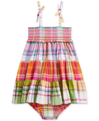 Polo Ralph Lauren - Baby Cotton Madras Smocked Dress