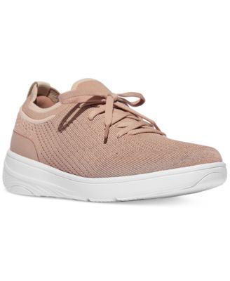 FitFlop - Women's Super-Q Knit Slip-On Lace-Up Sneakers