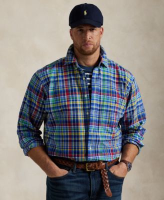 Polo Ralph Lauren - Men's Big & Tall Plaid Oxford Shirt