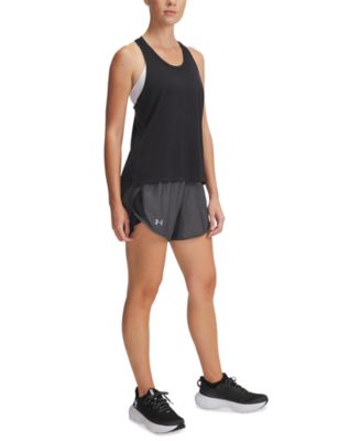 Under Armour - Women's Fly By Heathered Elastic-Waist Shorts