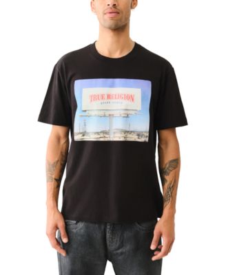 True Religion - Men's Cotton Billboard Logo Graphic T-Shirt