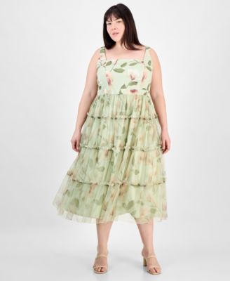Adrianna - Women's Tiered Midi Dress