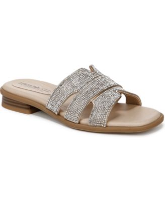 LifeStride - Women's Royalty Bling Square Toe Slide Sandals