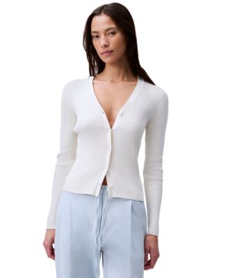 Calvin Klein Jeans - Women's Rib-Knit Slim Cardigan