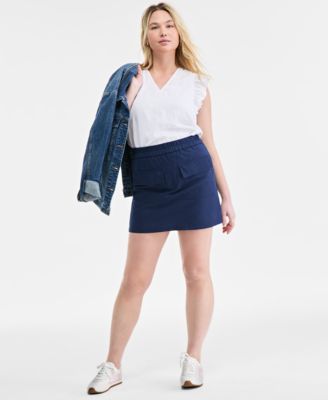 On 34th - Women's Solid Mini Skirt