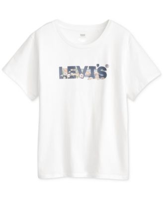 Levi's - Plus Size Cotton Perfect Logo Crewneck Tee
