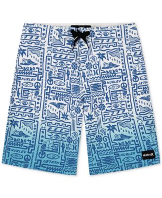Hurley - Big Boys Squiggle Printed Boardshorts