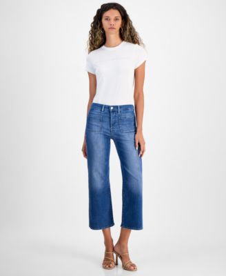 7 For All Mankind - Women's Alexa High-Rise Cropped Cotton Jeans