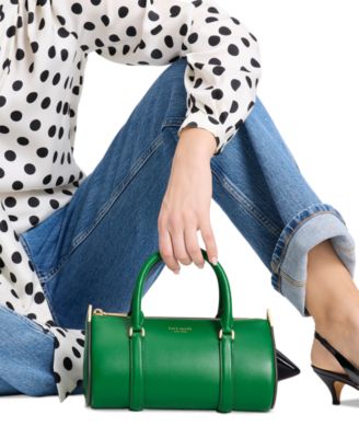 kate spade new york - Spade Icon Small Leather Barrel Bag