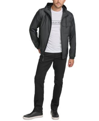 Calvin Klein - Men's Polar Fleece Lined Windbreaker