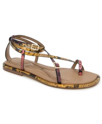 Kenneth Cole New York - Women's Paros Square Toe Flat Sandals