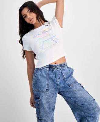 Self Esteem - Juniors' Palm Beach Hotel Baby Tee